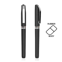 Długopis plastikowy ze srebrnymi detalami / Synter