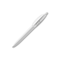 Długopis S30 nieprzezroczysty, biało / biały