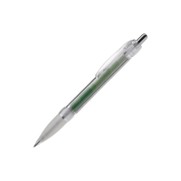 Długopis transparentny, biały transparentny