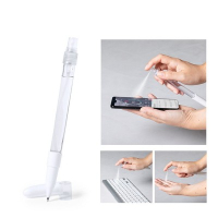 Długopis z atomizerem i zatyczką biały