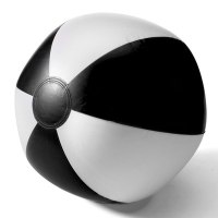 Dmuchana piłka plażowa czarny