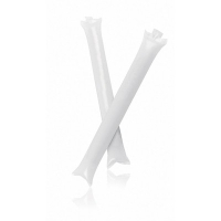 Dmuchane pałki, 2 szt. biały