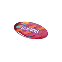 Doming Owalny 20x10 mm, biały