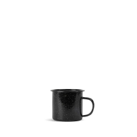 DORIS EMALIOWANY KUBEK, CZARNY