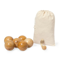 Drewniana gra zręcznościowa, kule do gry w Boule neutralny