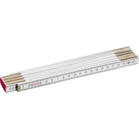 Drewniana składana miarka SVENJA, biały