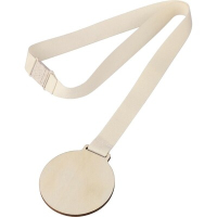 Drewniany medal brązowy