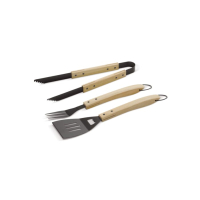 Drewniany zestaw do grilla, drewniany