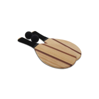 Drewniany zestaw plażowy do frescobol, drewniany