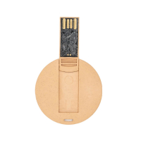 ECO USB 11 - Pamięć USB z fukcją breloka wykonana z materiałuz recyklingu