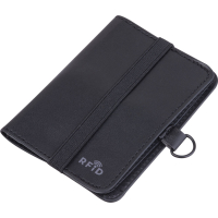 Etui na karty z ochroną RFID VICTORIA, czarny