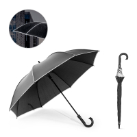 FINNLEY. Parasol 27" z wiatroszczelnego poliestru z recyklingu (100% rPET) o gramaturze 190T