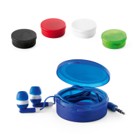 GERMAIN. Słuchawki douszne z 1.2-metrowym kablem ABS