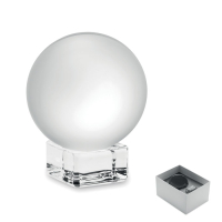 GLASSWARD - Szklana stauetka kula, Przezroczysty