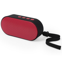 Głośnik bezprzewodowy 3W, radio czerwony