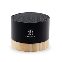 Głośnik bezprzewodowy 3W z aluminium z recyklingu | Jaquann czarny