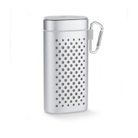 Głośnik bezprzewodowy z power bankiem SOUND 4000 mAh srebrny