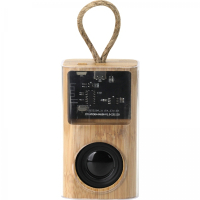 Głośnik bluetooth transparentny, beżowy