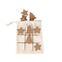 Gra "kółko i krzyżyk", świąteczny wzór neutralny