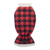 ICEHAND - Skrobaczka do szyb z rękawicą, Czerwony