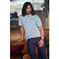 INDIGO BOW 133 S/S TAILORED POLO