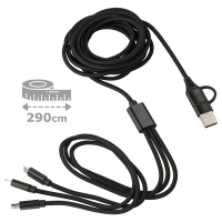 Kabel do ładowania czarny