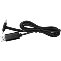 Kabel do ładowania i synchronizacji, stojak na telefon czarny