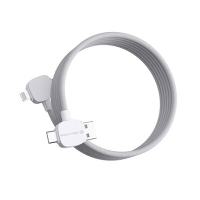 Kabel do ładowania i synchronizacji Urban Vitamin Stockton 65W biały