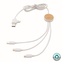 Kabel do ładowania Ontario biały