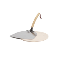 Kamień do pizzy Orrefors Hunting z łopatą do pizzy, drewniany