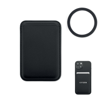 KARTA - Magnetyczne etui na kartę, Czarny