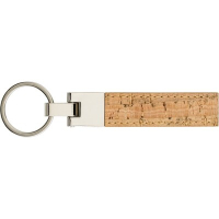 Korkowy brelok do kluczy brązowy