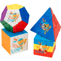 Kostka - układanka logiczna, wielokolorowy