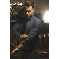 KOSZULA PURPLE BOW 143 SLIM FIT