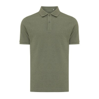 Koszulka polo z bawełny z recyklingu Iqoniq Yosemite zielony