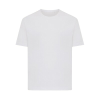 Koszulka z bawełny z recyklingu Iqoniq Teide biały