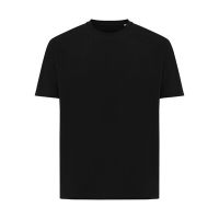 Koszulka z bawełny z recyklingu Iqoniq Teide czarny