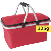 Koszyk na zakupy, składany czerwony