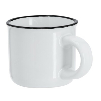 Kubek ceramiczny 85 ml czarny