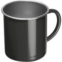 Kubek stalowy 350 ml TREZZO, czarny