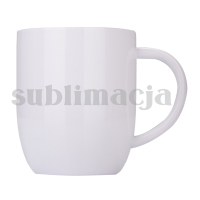 Kubek stalowy z powłoką sublimacyjną Alis 350 ml , biały