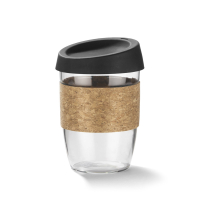 Kubek szklany SKLO 380 ml czarny