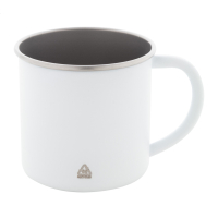 kubek ze stali nierdzewnej z recyklingu