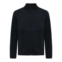 Kurtka z mikropolaru Iqoniq Talung, poliester z recyklingu czarny