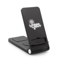 Ładowarka bezprzewodowa 15W Exclusive Collection, 3 w 1, stojak na telefon | Zita czarny