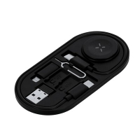 Ładowarka bezprzewodowa 15W z RABS, kabel do ładowania, etui w komplecie czarny