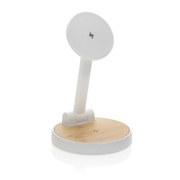 Ładowarka bezprzewodowa 2 w 1 15W Ontario biały