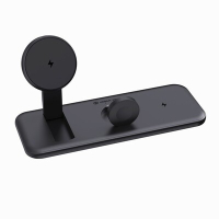 Ładowarka bezprzewodowa 3 w 1, 15W Urban Vitamin Torrance czarny