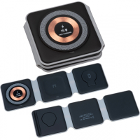 Ładowarka indukcyjna 3w1, czarny