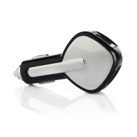 Ładowarka samochodowa z 2 wejściami USB, czarny